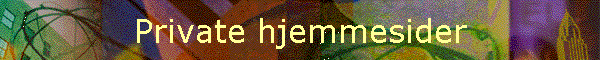 Private hjemmesider